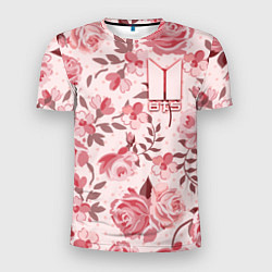 Мужская спорт-футболка BTS: Pink Roses