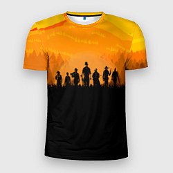 Футболка спортивная мужская Red Dead Redemption: Orange Sun, цвет: 3D-принт