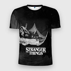 Футболка спортивная мужская Stranger Things: Black Hut, цвет: 3D-принт