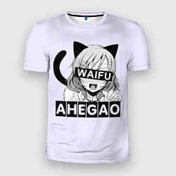 Мужская спорт-футболка Ahegao Waifu