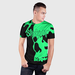 Футболка спортивная мужская Slipknot: Acid Skull, цвет: 3D-принт — фото 2