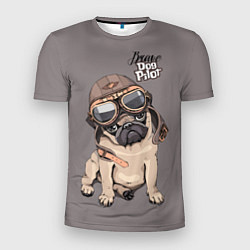 Мужская спорт-футболка Brave dog pilot
