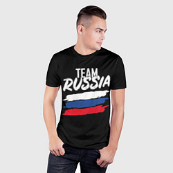 Футболка спортивная мужская Team Russia, цвет: 3D-принт — фото 2