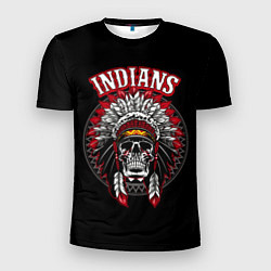 Футболка спортивная мужская Indians Skulls, цвет: 3D-принт