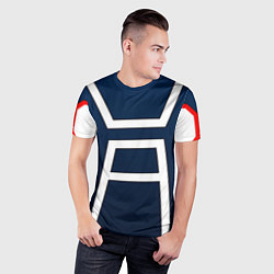 Футболка спортивная мужская Моя геройская академия -КОСТЮМ, цвет: 3D-принт — фото 2