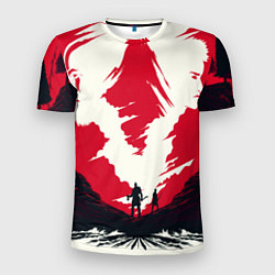 Мужская спорт-футболка God of War: Mountain Warrior