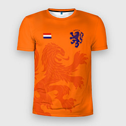 Футболка спортивная мужская Сборная Голландии, цвет: 3D-принт