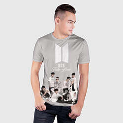 Футболка спортивная мужская BTS - Take love, цвет: 3D-принт — фото 2