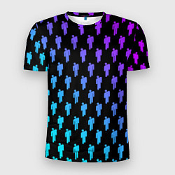 Мужская спорт-футболка Billie Eilish: Neon Pattern