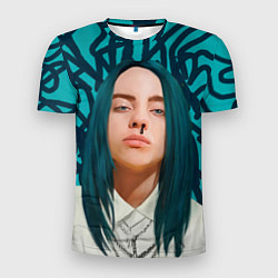 Футболка спортивная мужская Billie Eilish, цвет: 3D-принт