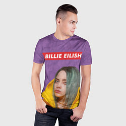 Футболка спортивная мужская Billie Eilish, цвет: 3D-принт — фото 2