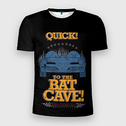 Футболка спортивная мужская To The Bat Cave!, цвет: 3D-принт