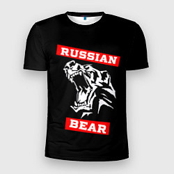 Мужская спорт-футболка RUSSIAN BEAR - WILD POWER