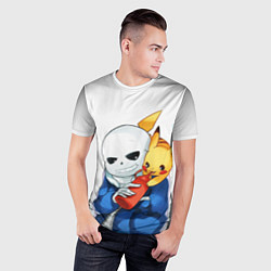 Футболка спортивная мужская UNDERTALE, цвет: 3D-принт — фото 2