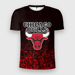 Футболка спортивная мужская CHICAGO BULLS, цвет: 3D-принт