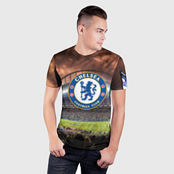 Футболка спортивная мужская FC Chelsea, цвет: 3D-принт — фото 2