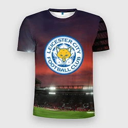 Футболка спортивная мужская FC Leicester City, цвет: 3D-принт