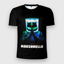 Футболка спортивная мужская Marshmello, цвет: 3D-принт