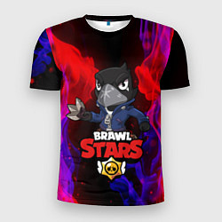 Футболка спортивная мужская Brawl Stars CROW, цвет: 3D-принт