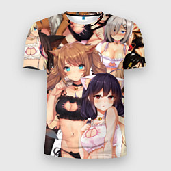 Футболка спортивная мужская Ahegao, цвет: 3D-принт