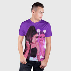 Футболка спортивная мужская Ariana Grande Ариана Гранде, цвет: 3D-принт — фото 2