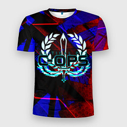 Футболка спортивная мужская C-OPS, цвет: 3D-принт