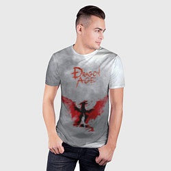 Футболка спортивная мужская Dragon Age, цвет: 3D-принт — фото 2