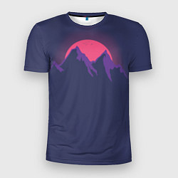 Футболка спортивная мужская Mountain sunset, цвет: 3D-принт