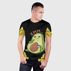 Футболка спортивная мужская Авокадо, цвет: 3D-принт — фото 2