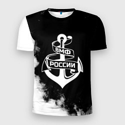 Футболка спортивная мужская ВМФ России, цвет: 3D-принт