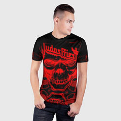 Футболка спортивная мужская Judas Priest, цвет: 3D-принт — фото 2