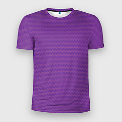 Мужская спорт-футболка Фиолетовая волна