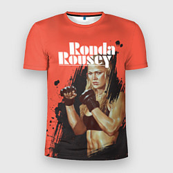 Футболка спортивная мужская Ronda Rousey, цвет: 3D-принт