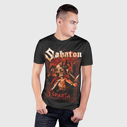 Футболка спортивная мужская Sabaton - Sparta, цвет: 3D-принт — фото 2