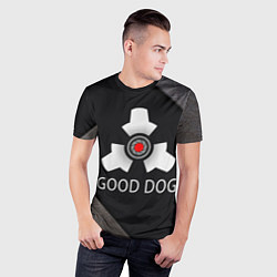 Футболка спортивная мужская HL good dog, цвет: 3D-принт — фото 2