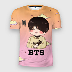 Футболка спортивная мужская BTS, цвет: 3D-принт