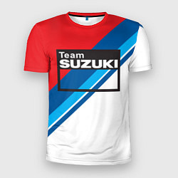 Футболка спортивная мужская Suzuki Moto Sport, цвет: 3D-принт