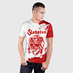 Футболка спортивная мужская Sabaton, цвет: 3D-принт — фото 2