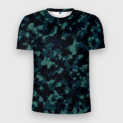 Футболка спортивная мужская Камуфляж, цвет: 3D-принт