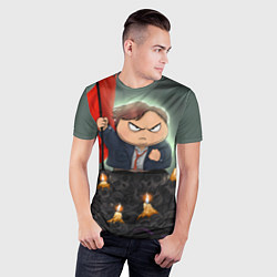 Футболка спортивная мужская Eric Cartman, цвет: 3D-принт — фото 2