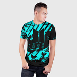 Футболка спортивная мужская BTS, цвет: 3D-принт — фото 2