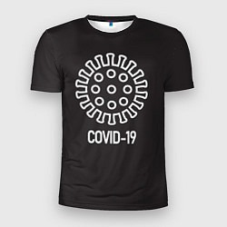 Мужская спорт-футболка COVID-19