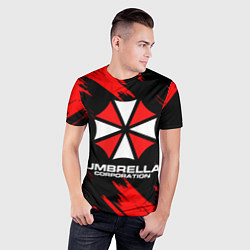 Футболка спортивная мужская Umbrella Corporation, цвет: 3D-принт — фото 2