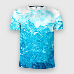 Футболка спортивная мужская Лёд, цвет: 3D-принт