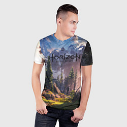 Футболка спортивная мужская Horizon Zero Dawn, цвет: 3D-принт — фото 2