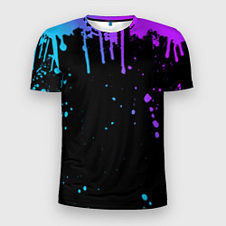 Мужская спорт-футболка НЕОНОВЫЕ ПОДТЕКИ