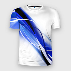 Мужская спорт-футболка GEOMETRY STRIPES BLUE