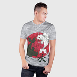 Футболка спортивная мужская Japan style, цвет: 3D-принт — фото 2