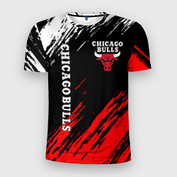 Футболка спортивная мужская CHICAGO BULLS, цвет: 3D-принт