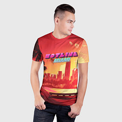 Футболка спортивная мужская HOTLINE MIAMI, цвет: 3D-принт — фото 2